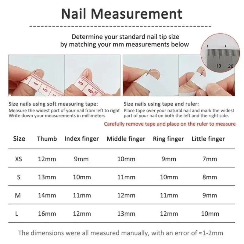 10Pcs Black Almond Handmade Press on Nails Butterfly Fake Nails Wearable Stick-on Nails Rose False Nail Uñas Postizas Uñas 네일팁
