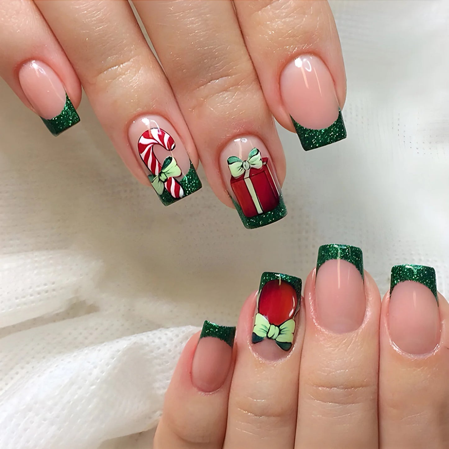24pcs Holiday Press on Nails