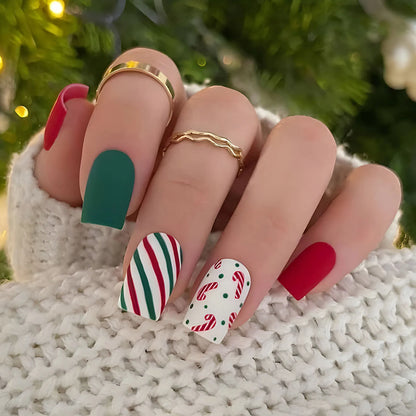 24pcs Holiday Press on Nails