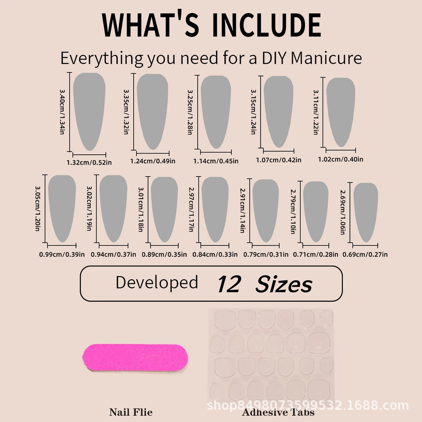 24pcs Long Pointed Fake Nail Patches Glossy Dark Black Cool Wearable Press ON Nails Solid Color Full Cover Artificial False Nail