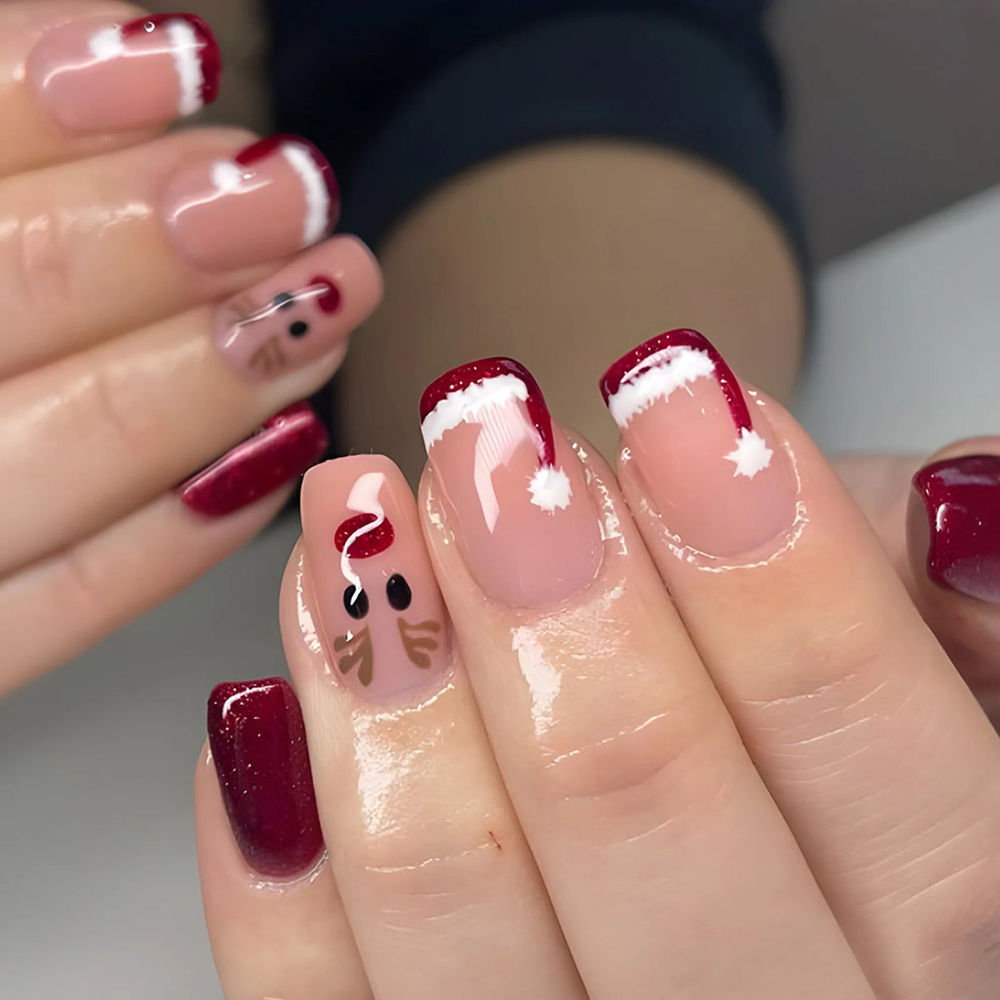 24pcs Holiday Press on Nails
