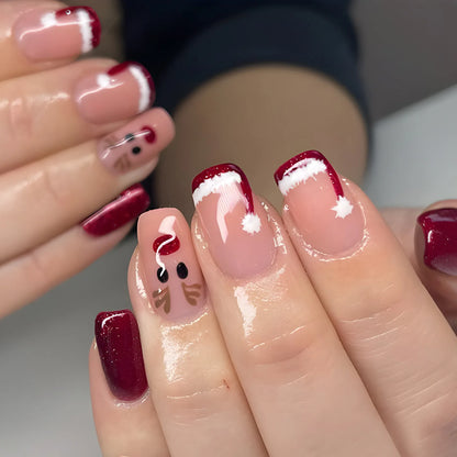 24pcs Holiday Press on Nails