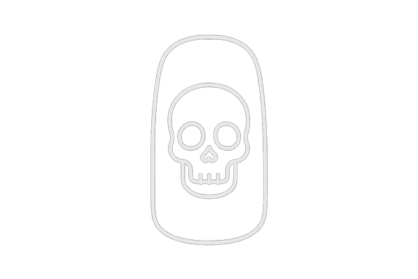 Now make the lines white instead of black and remove the lines that represent the finger. I only want the nail in the icon